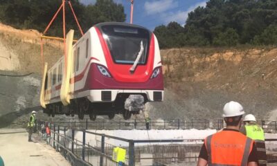 Gayrettepe-İstanbul Havalimanı Metrosu’nda ilk tren raylara indi!.