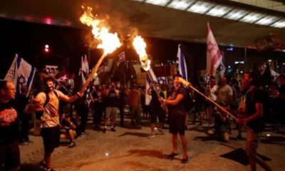 Tel Aviv’de “Netenyahu istifa!” sesleri.. Terörist İsrail’de katil karşıtı gösteriler devam ediyor!.