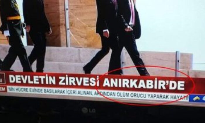 Biz yanlışlıkla “Anırkabir” yazınca suç oluyor, besleme medya yazınca salağa yatıyorlar.