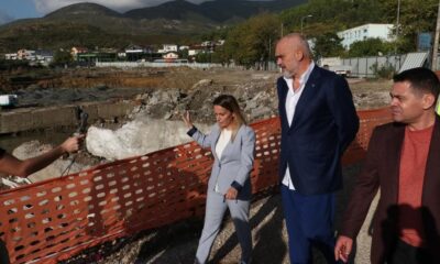 Arnavutluk Başbakanı Rama, Türkiye tarafından inşa edilecek konut bölgesini ziyaret etti!.