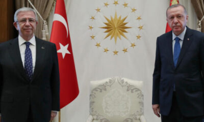 Cumhurbaşkanı Erdoğan Mansur Yavaş’ı Cumhurbaşkanlığı Külliyesi’nde kabul etti!.