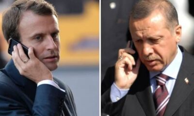 Doğu Akdeniz’deki gerilim sonrası Başkan Erdoğan ile Fransa Cumhurbaşkanı Macron arasında ilk görüşme!.