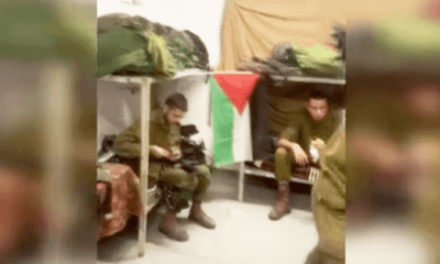 Odasına Filistin Bayrağı asan İsrail askeri ordudan atıldı!.