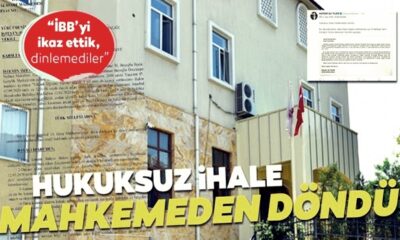 İBB’nin hukuksuz ihalesi mahkemeden döndü!.