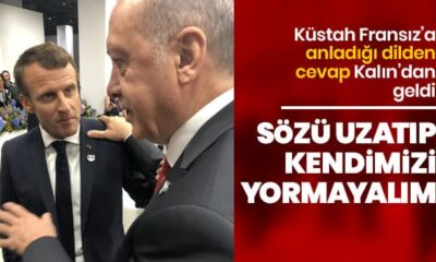 İbrahim Kalın’dan Fransız Macron’a anladığı dilden cevap! “Sözü uzatıp kendimizi yormayalım!.”