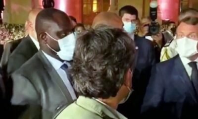 Macron gizli görüşmede kendisini yakalayan gazeteciyi azarladı!. (video haber)