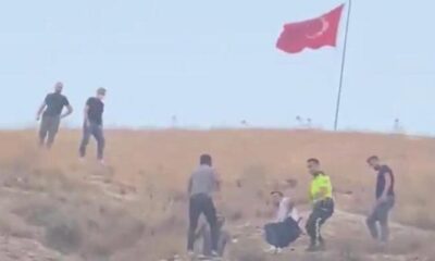 Şanlıurfa’da Türk Bayrağını indirmeye çalışan şahıs tutuklandı!.