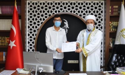 Tatil için geldiği Alanya’da Müslüman oldu!.