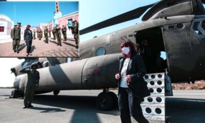 Yunan Cumhurbaşkanı’ndan askeri helikopterli Meis provokasyonu..