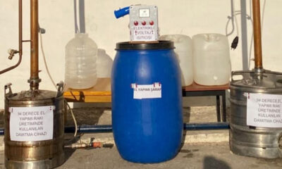 Kırklareli’nde 760 litre sahte içki ele geçirildi!.