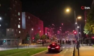 Fransa’da sokaklar karıştı! Paris’te ekonomi ve karantina protestosu.. (video haber)
