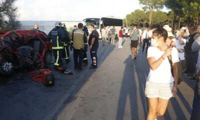 Antalya’da feci kaza! Genç sürücü hayatını kaybetti!.