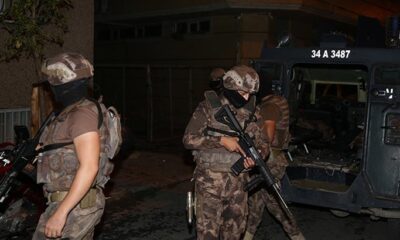 İstanbul’da eş zamanlı PKK operasyonu..