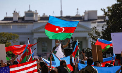 Beyaz Saray önünde Azerbaycan mitingi…