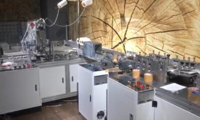 Bursa’da kaçak maske üretilen fabrikaya baskın…
