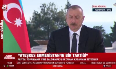 İlham Aliyev: “Ateşkes Ermenistan’ın zaman kazanma taktiği..” (video haber)