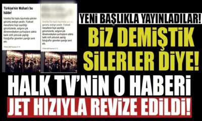 Halk TV Ekrem İmamoğlu’na çaktığı haberi değiştirdi!.