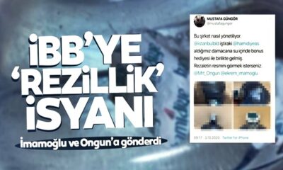 İBB’de ki damacana rezaletine isyan ettiler!.