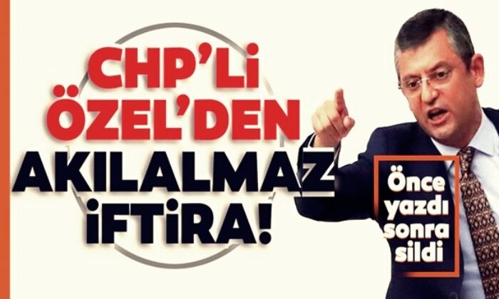 Ucuz ve alçakça muhalefet!. CHP’nin provakatör vekili Özgür Özel, Emine Erdoğan hakkında attığı tweetini gelen tepkiler nedeniyle sildi!.