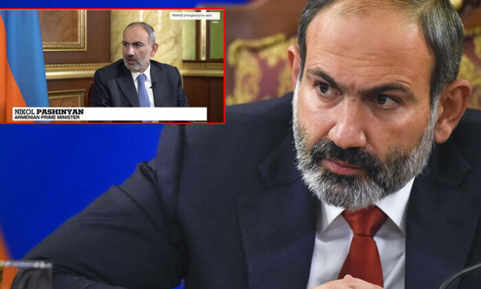 Paşinyan canlı yayında Dağlık Karabağ sorusu yöneltilince cevap veremeyerek rezil oldu!.