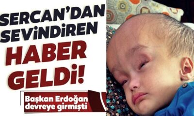 Cumhurbaşkanı Erdoğan devreye girmişti, minik Sercan’dan sevindiren haber..