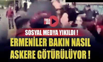 Melih Gökçek paylaştı, sosyal medya yıkıldı! Ermeni vatandaşları askere böyle götürülüyor!. (video haber)