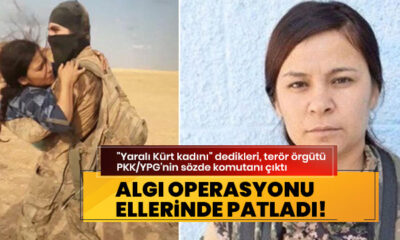 ”Yaralı Kürt kadını” dedikleri, terör örgütü PKK/YPG’nin sözde komutanı çıktı!.