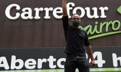Brezilya’da siyahi cinayetine öfke, Carrefour market zincirine boykot..