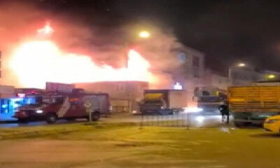 İstanbul Yenibosna’da yangın..