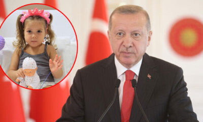 Cumhurbaşkanı Erdoğan, İzmir depreminde mucize şekilde kurtulan küçük Ayda ile görüştü!.