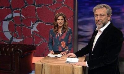 Hem vatansız hem şerefsiz!. Satılmış köpek Can Dündar, parçalanmış Türk Bayrağı önünde poz verdi!.