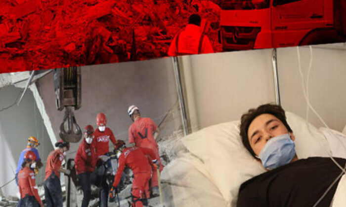 Depremde annesini ve babasını kaybeden Emre: “Herkes yanımda, yalnız değilim..”