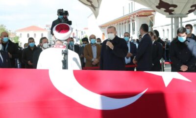 Burhan Kuzu’ya veda.. Cenazeye katılan Başkan Erdoğan: “Çok kısa sürede kaybettik!.”