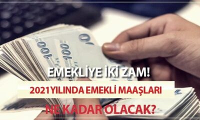Emekli ve memurlara zamlı maaş farkı! 2021’de en düşük maaş ne kadar olacak?.