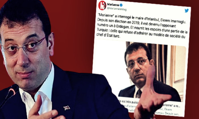 Şaşırmadık! Türkiye’yi ve Başkan Erdoğan’ı kötüleyen Fransız Dergisi Marianne’den İmamoğlu’na güzelleme…