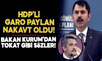 Murat Kurum’dan HDP’li Garo Paylan’a çok sert kepçe cevabı…