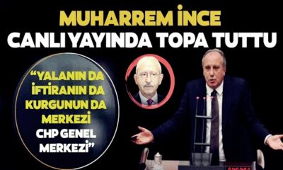 Muharrem İnce fena patladı! “Yalanın ve iftiranın merkezi CHP Genel Merkezi..” (video haber)