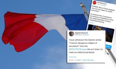 İşte Fransa’nın ifade özgürlüğü! İslam karşıtlığını eleştiren yazıyı yayından kaldırdılar!.