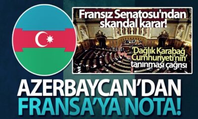 Azerbaycan’dan Fransa’ya nota…