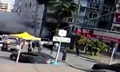 İşte Rıza Bey Apartmanı’nın çökme anı… (video haber)