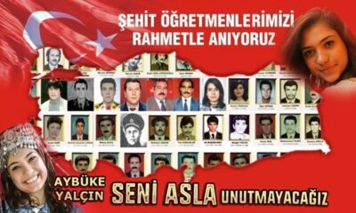 24 Kasım Öğretmen Günü’nde şehit öğretmenlerimizi anıyoruz!.