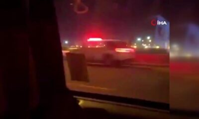 Suudi Arabistan’da akaryakıt tankına füze saldırısı.. (video haber)