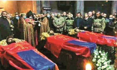 1000 dolar karşılığında Ermenistan için savaşan PKK’lıların cesetleri ayinle gömüldü!.