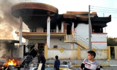 Irak’ın kuzeyinde ki protestolarda resmi binalar ateşe verildi, 3 kişi öldürüldü!.