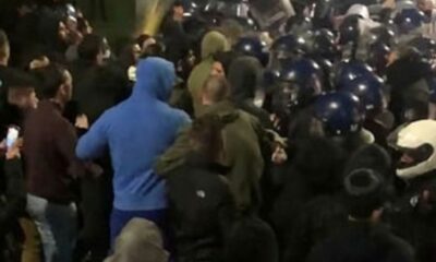 Güney Kıbrıs’ta protestocular televizyon binasını bastı!.