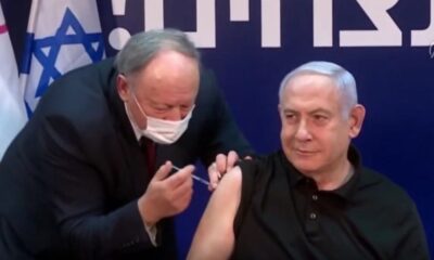 Terörist İsrail’de ilk Covid-19 aşısı canlı yayında katile yapıldı!.