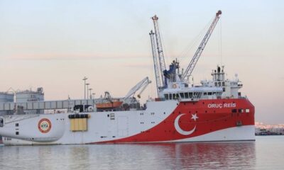 Oruç Reis, Antalya Limanı’ndan Akdeniz’e açıldı!.