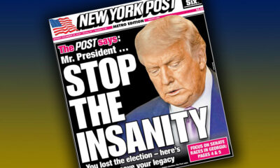 Trump’ı destekleyen gazeteden “Deliliği bırak” manşeti..