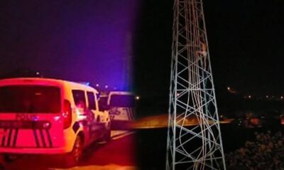 Trafik cezası yiyince yarı çıplak yüksek gerilim hattına çıktı!.