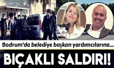 CHP’li Bodrum Belediyesi’nde bıçaklı saldırı! Başkan yardımcıları yaralandı!.